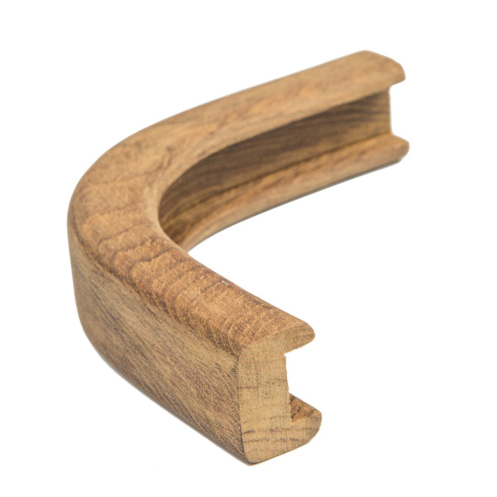 Whitecap Teak Track Outside Corner Molding - 1/ 2 - Marine Hardware | Teak - Whitecap