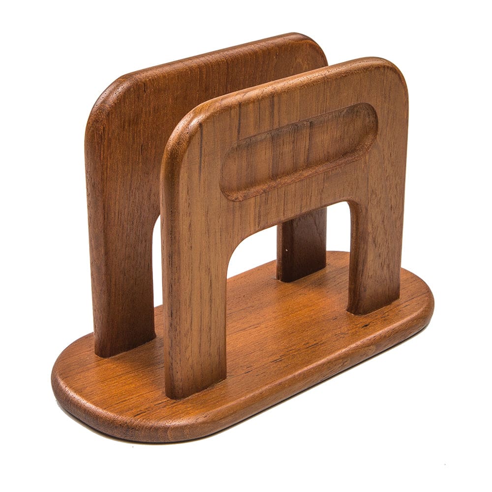Whitecap Teak Traditional Napkin Holder - Marine Hardware | Teak,Boat Outfitting | Deck / Galley - Whitecap