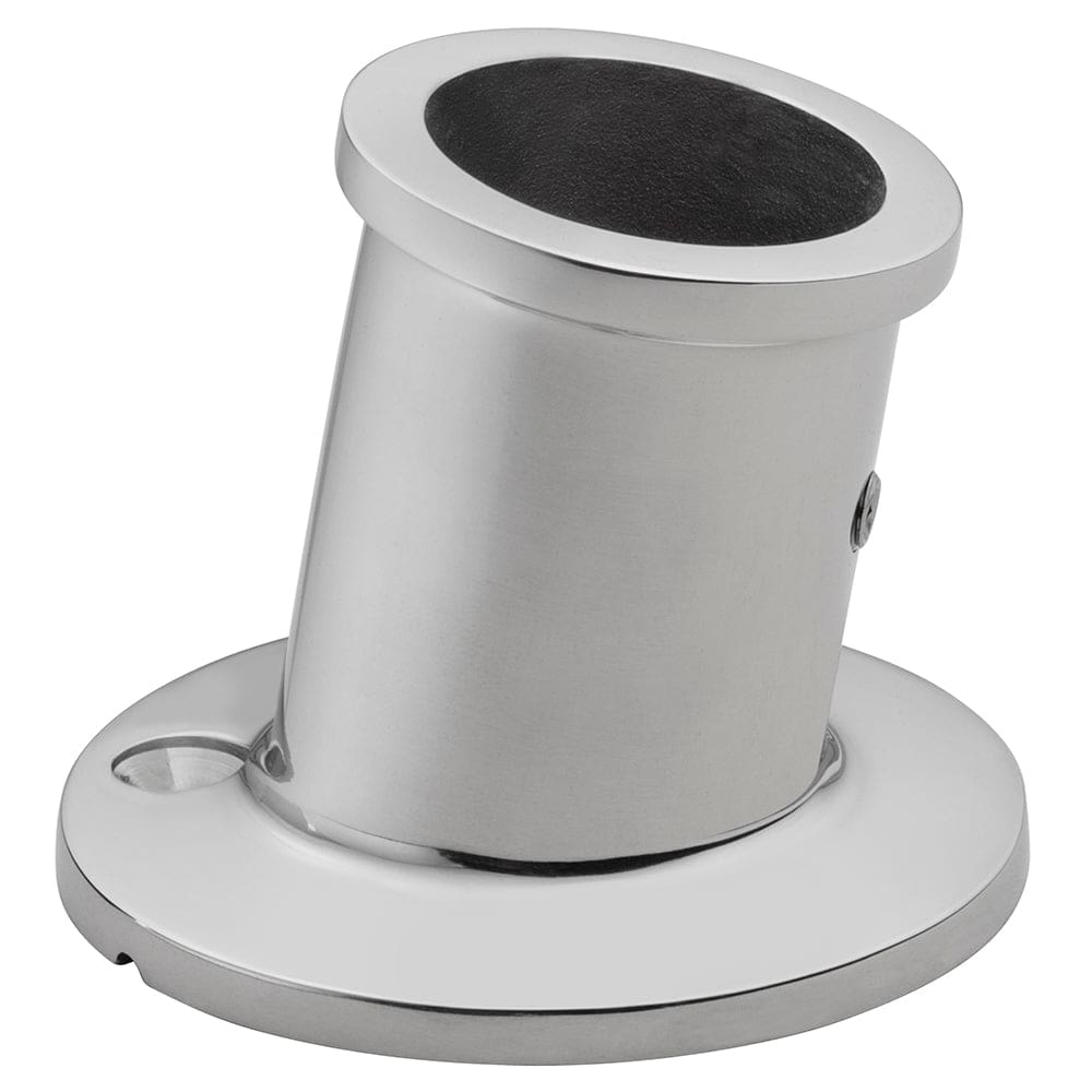 Whitecap Top-Mounted Flag Pole Socket - Stainless Steel - 1 ID - Boat Outfitting | Accessories - Whitecap