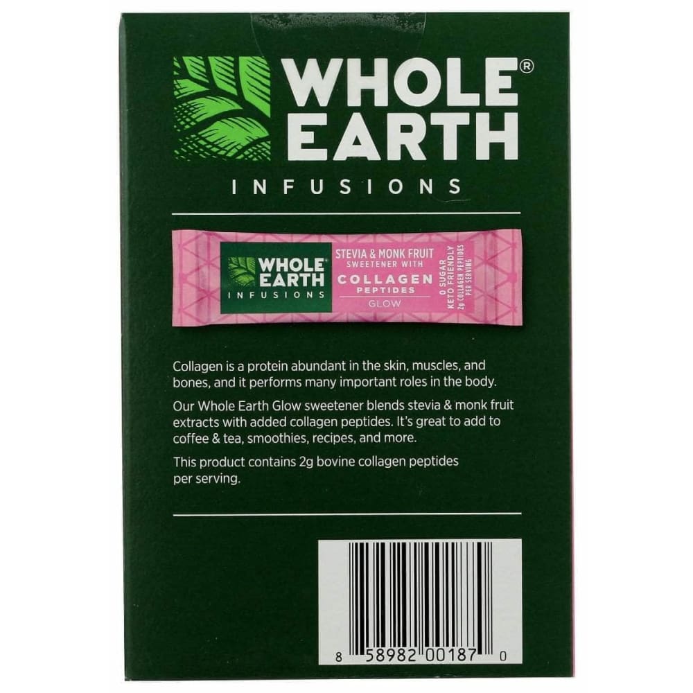 WHOLE EARTH Whole Earth Infusions Stevia & Monk Fruit Collagen Peptides, 30 Pk