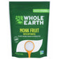 WHOLE EARTH Grocery > Cooking & Baking > Sugars & Sweeteners WHOLE EARTH Monk Fruit, 12 oz