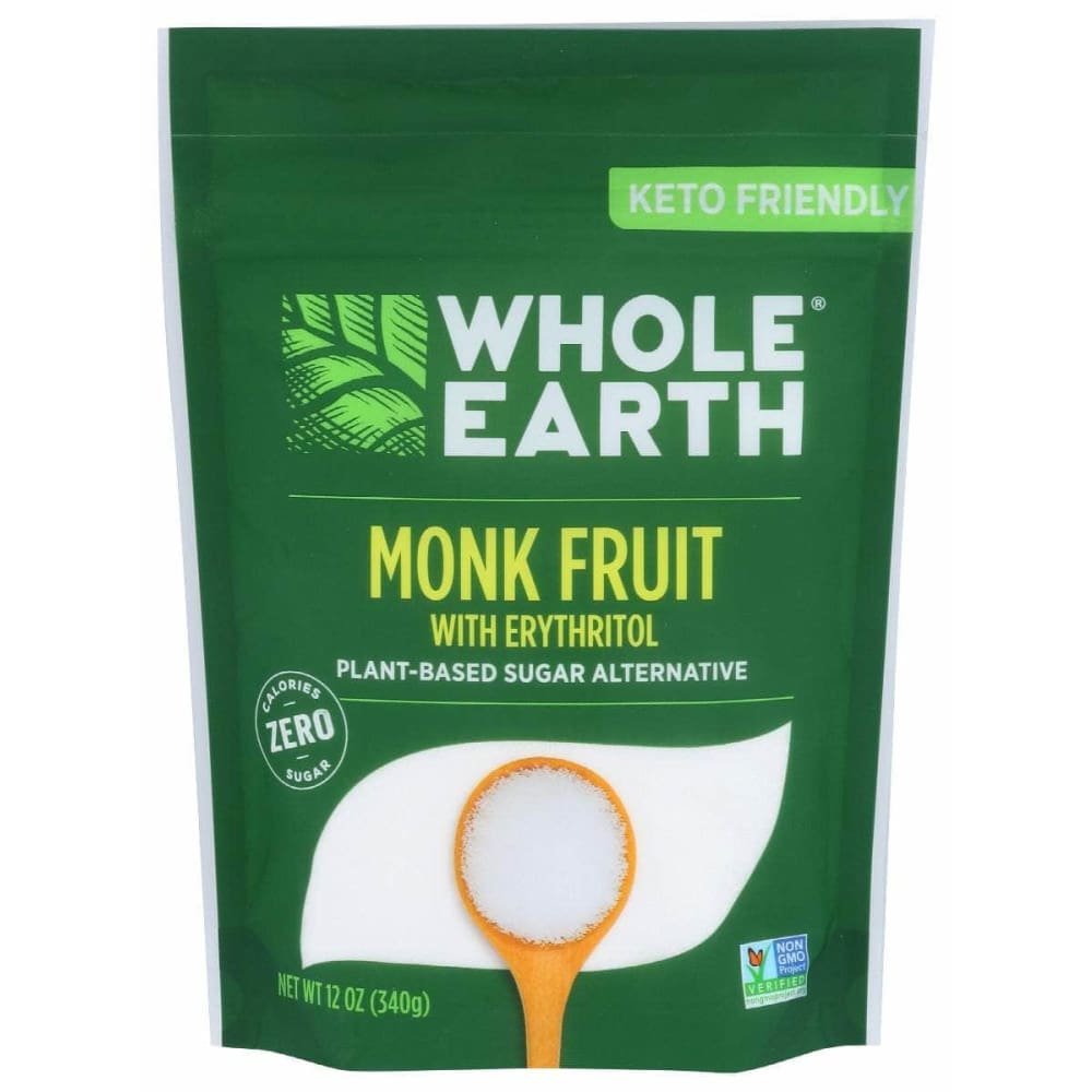 WHOLE EARTH Grocery > Cooking & Baking > Sugars & Sweeteners WHOLE EARTH Monk Fruit, 12 oz