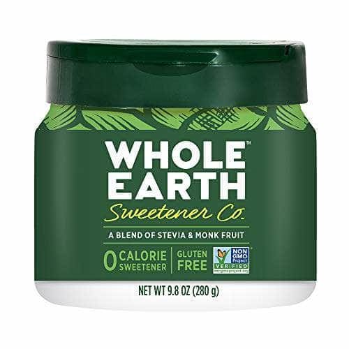 WHOLE EARTH Grocery > Cooking & Baking > Sugars & Sweeteners WHOLE EARTH Stevia and Monk Fruit Sweetener Jar, 9.8 oz