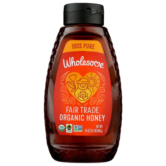 WHOLESOME: Fair Trade Organic Honey 24 oz - Grocery > Cooking & Baking > Honey - WHOLESOME
