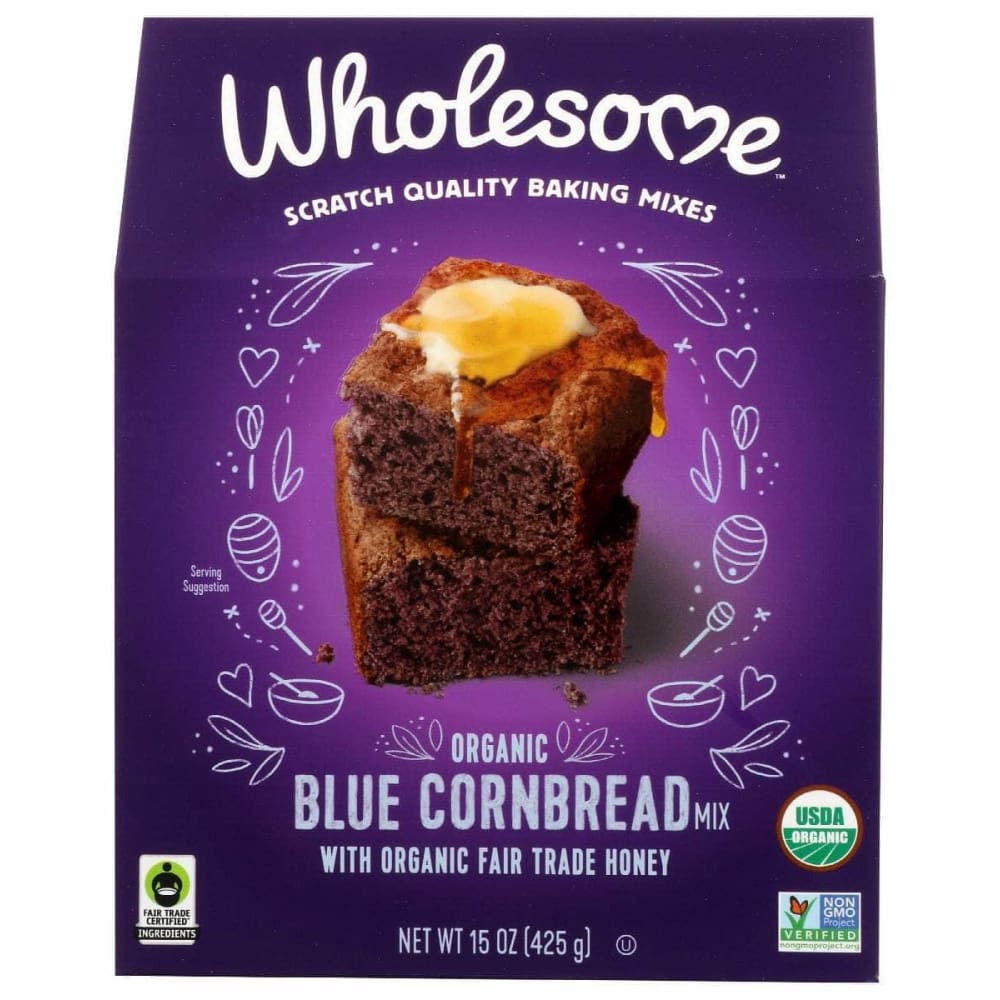 WHOLESOME Grocery > Cooking & Baking > Baking Ingredients WHOLESOME: Mix Cornbread Blue Corn, 15 oz