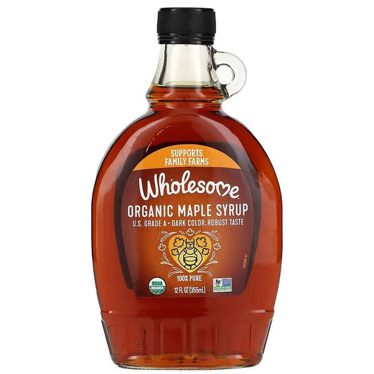 WHOLESOME: Organic Maple Syrup Dark 12 fo (Pack of 2) - Grocery > Breakfast > Breakfast Syrups - WHOLESOME