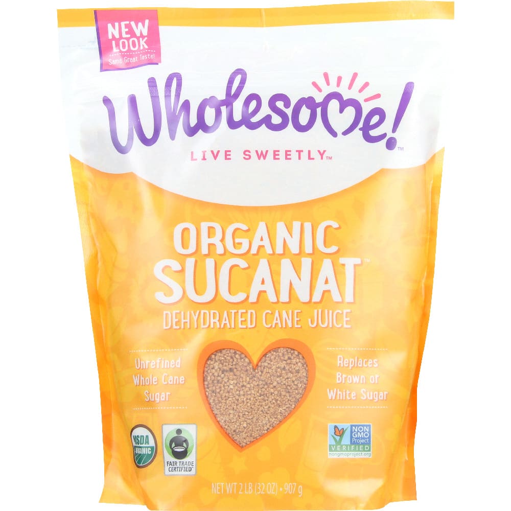 WHOLESOME: Sucanat Organic FTC 32 oz (Pack of 3) - Sugars & Sweeteners - WHOLESOME