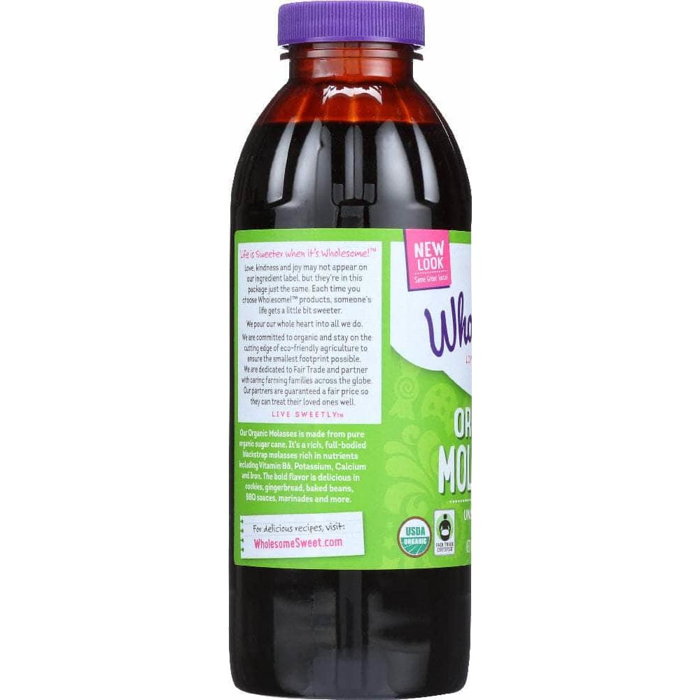 Wholesome Wholesome Sweeteners Organic Molasses Unsulphured, 16 oz