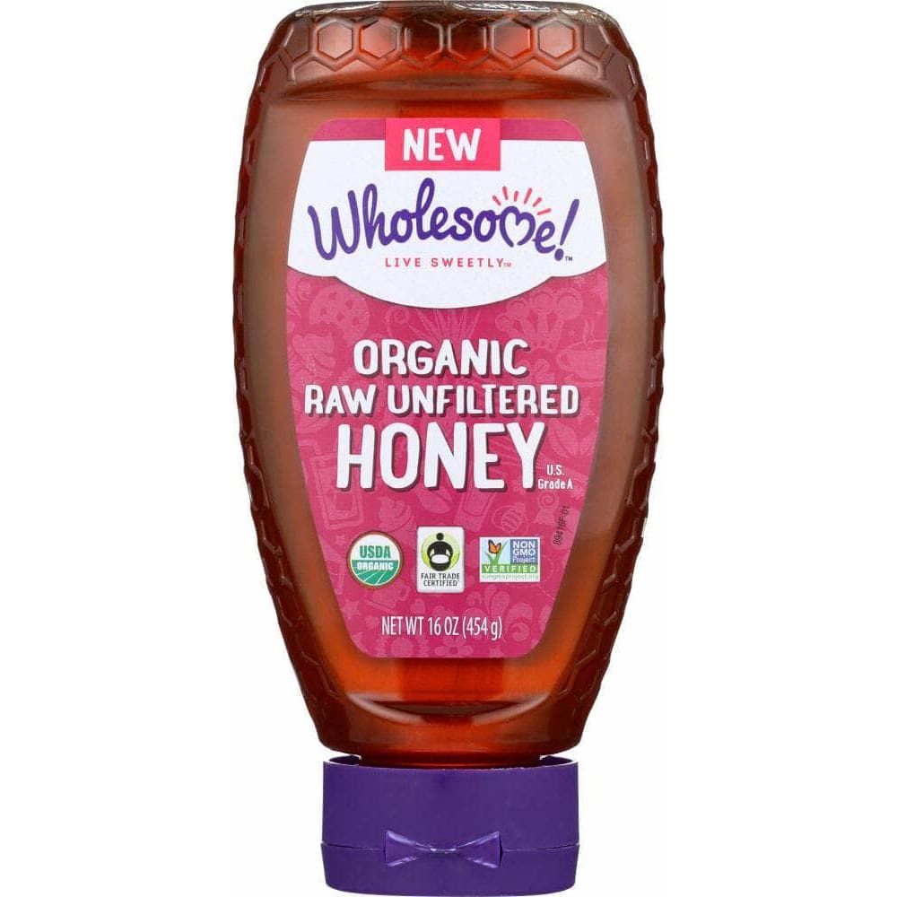 Wholesome Wholesome Sweeteners Organic Raw Unfiltered Honey, 16 oz