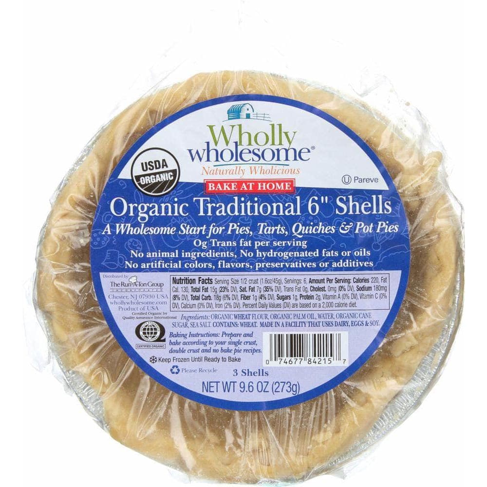 Wholly Wholesome Wholly Wholesome Organic Traditional 6" Shells, 9.60 oz