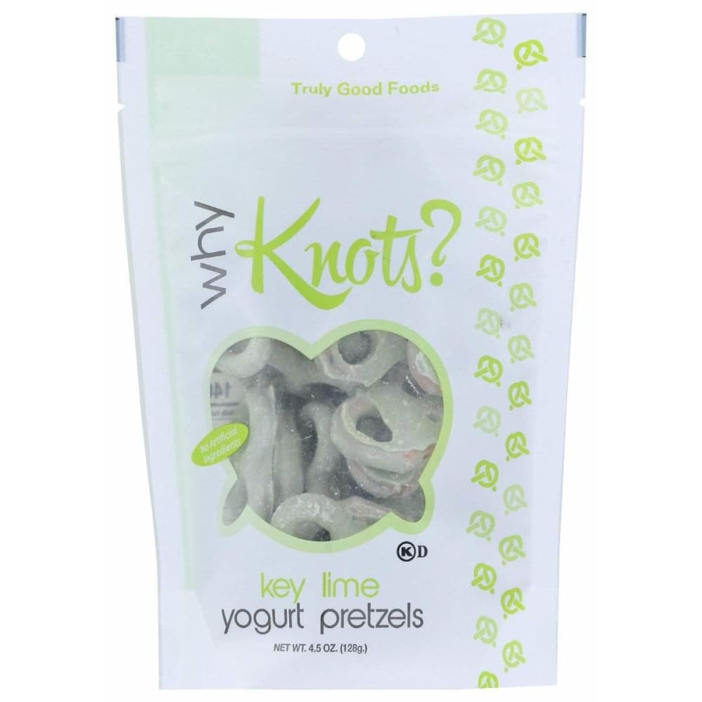WHY KNOTS Why Knots Pretzel Key Lm Yogurt Cov, 4.5 Oz