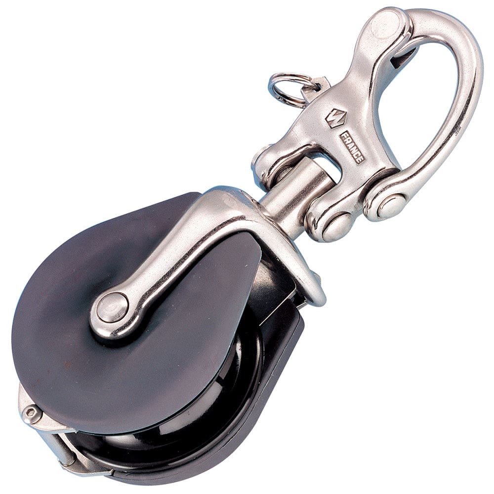 Wichard Snatch Block w/ Snap Shackle - Max Rope Size 12mm (15/ 32) - Sailing | Blocks - Wichard Marine