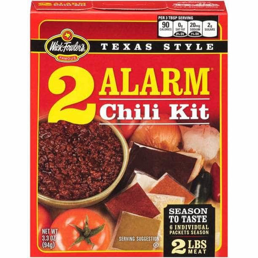 WICK FOWLERS WICK FOWLERS 2 Alarm Chili Kit, 3.3 oz