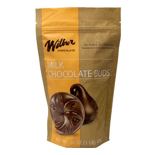 Wilbur Wilbur® Milk Chocolate Buds 1lb (Case of 24) - Candy/Chocolate Coated - Wilbur