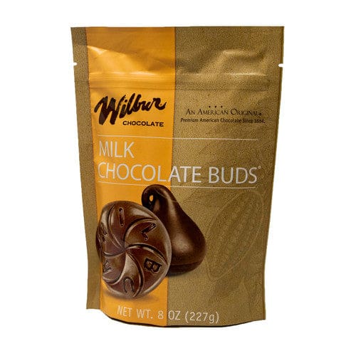 Wilbur Wilbur® Milk Chocolate Buds 8oz (Case of 40) - Candy/Chocolate Coated - Wilbur