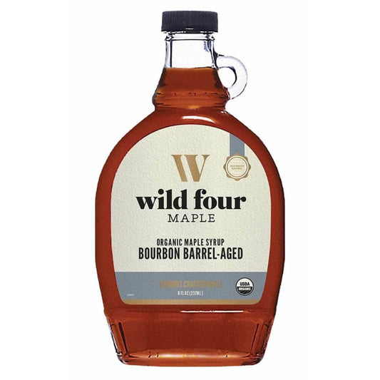 WILD FOUR WILD FOUR Organic Maple Syrup Bourbon Barrel Aged, 8 fo