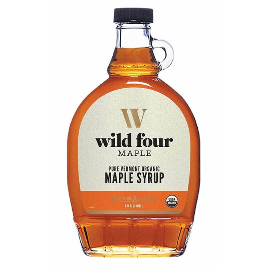 WILD FOUR WILD FOUR Pure Vermont Organic Maple Syrup, 8 fo
