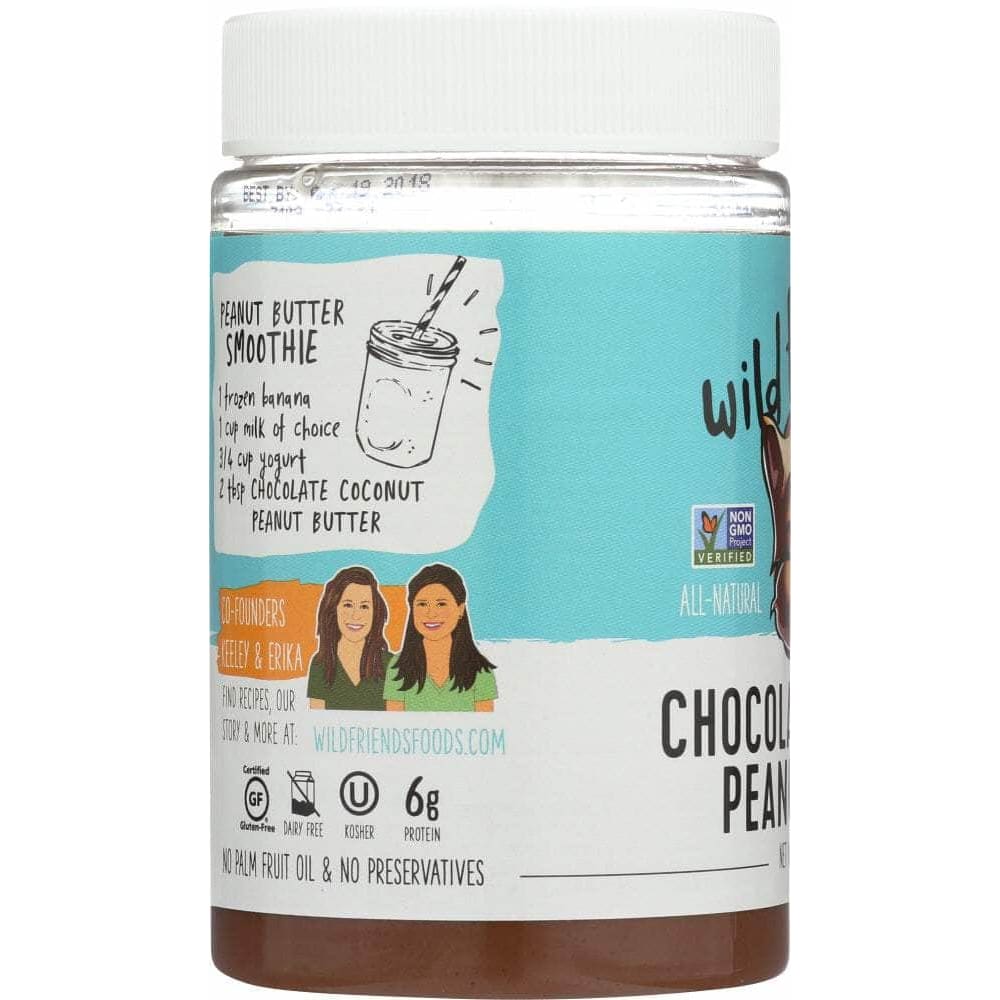 Wild Friends Wild Friends All Natural Chocolate Coconut Peanut Butter, 16 oz