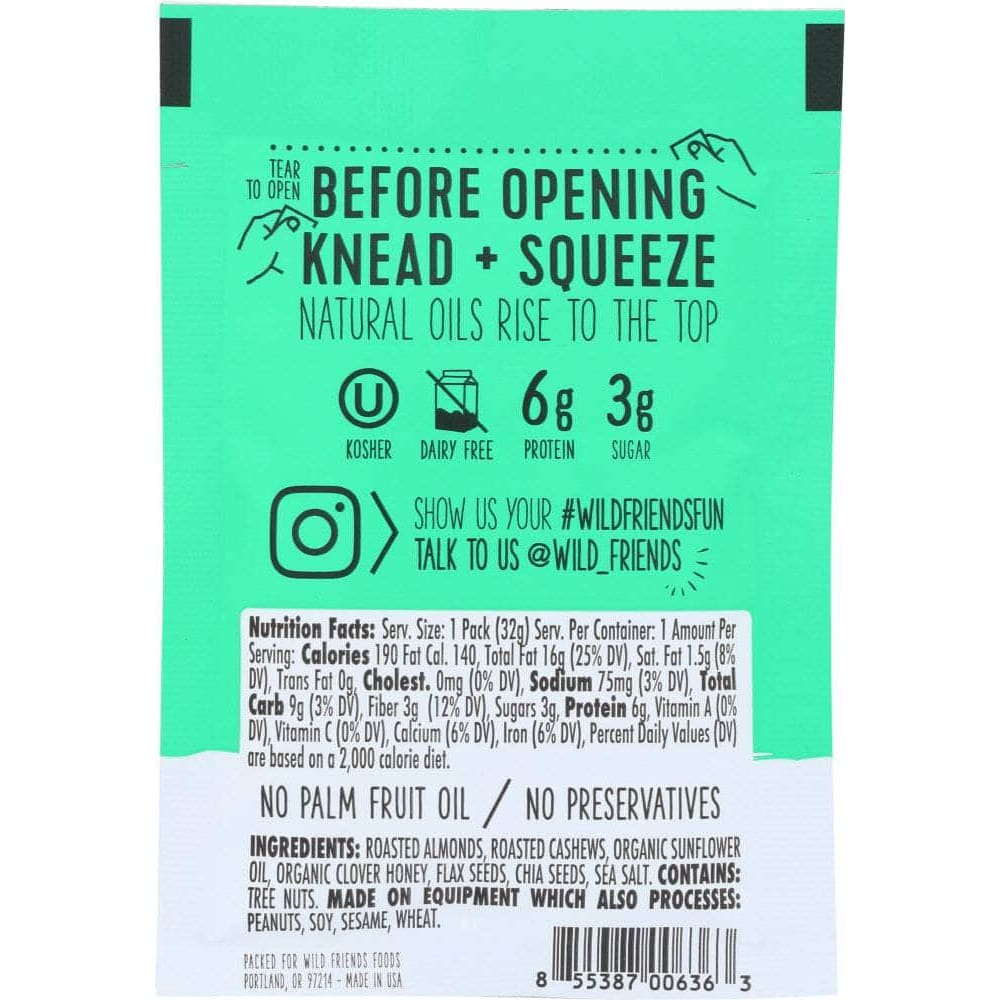 Wild Friends Wild Friends Almond Butter Cashew (1.150 OZ)
