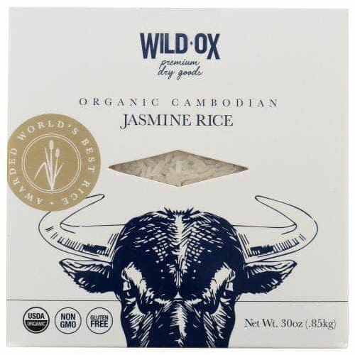 WILD OX Wild Ox Rice Jasmine Wht Cambodia, 30 Oz