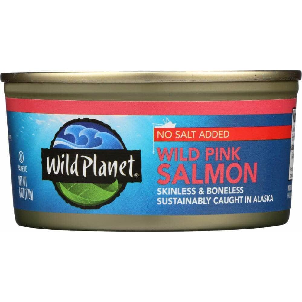 Wild Planet Wild Planet Alaska Pink Salmon No Salt, 6 oz