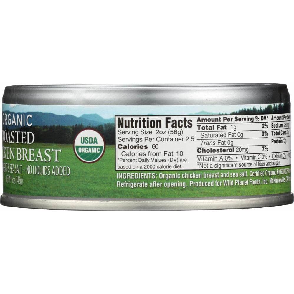 Wild Planet Wild Planet Organic Roasted Chicken, 5 oz