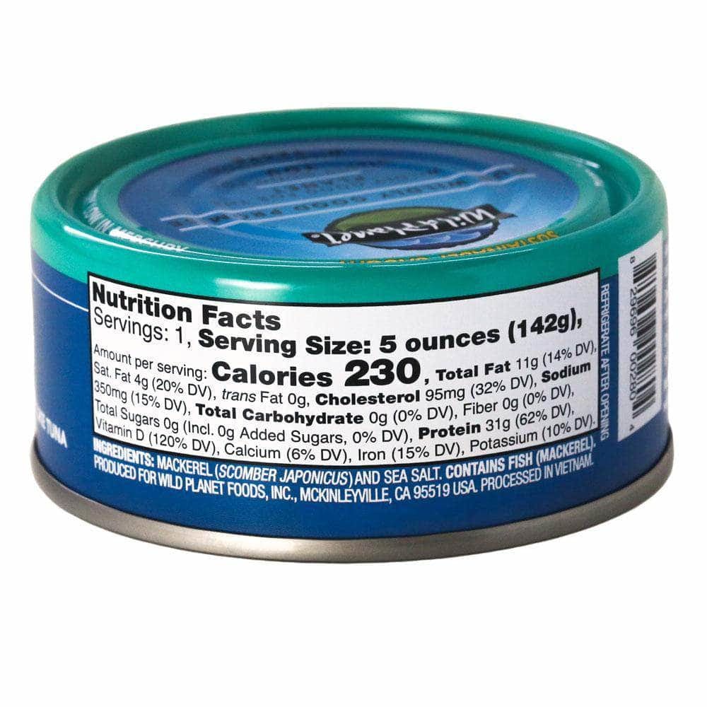 WILD PLANET Wild Planet Wild Pacific Mackerel, 5 Oz
