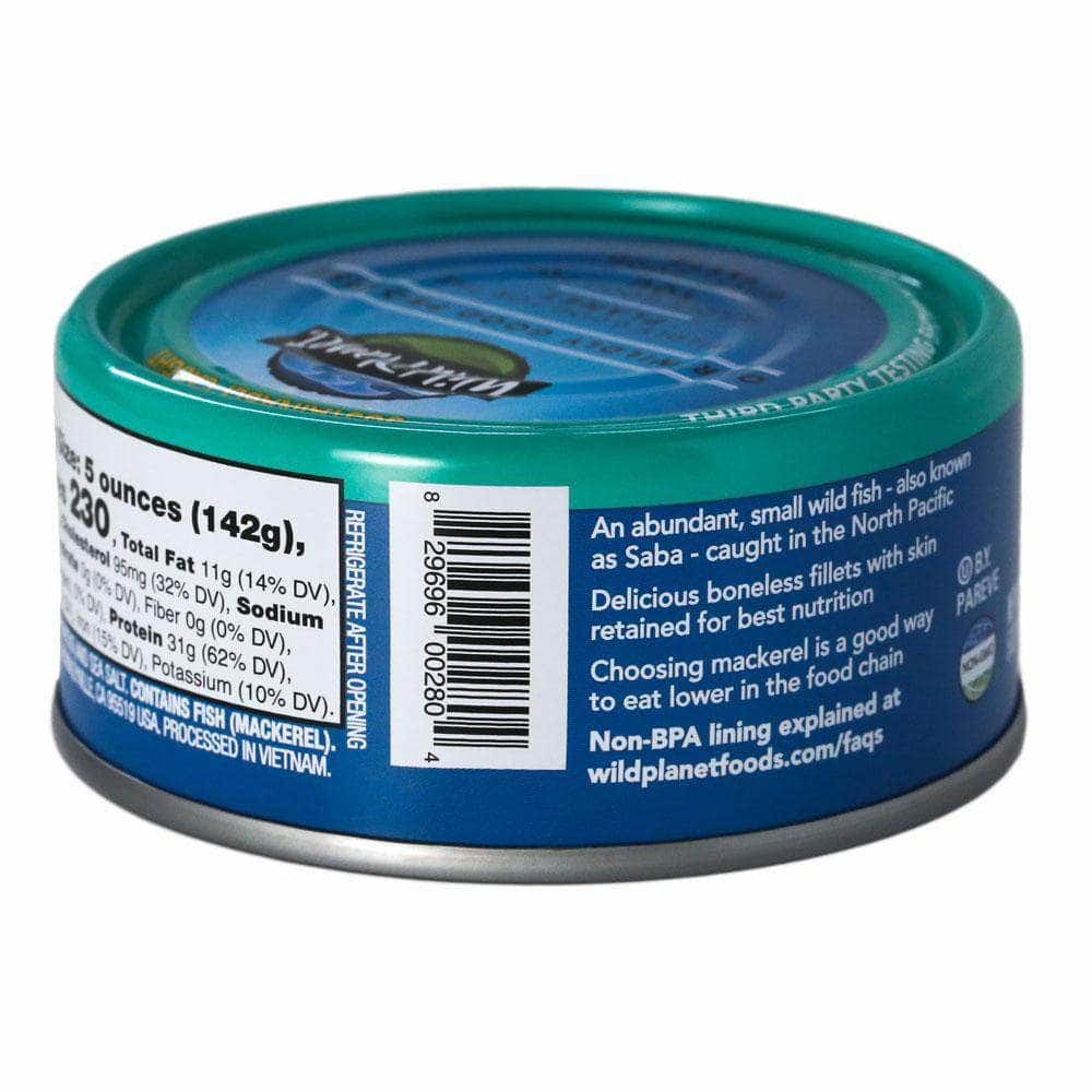 WILD PLANET Wild Planet Wild Pacific Mackerel, 5 Oz