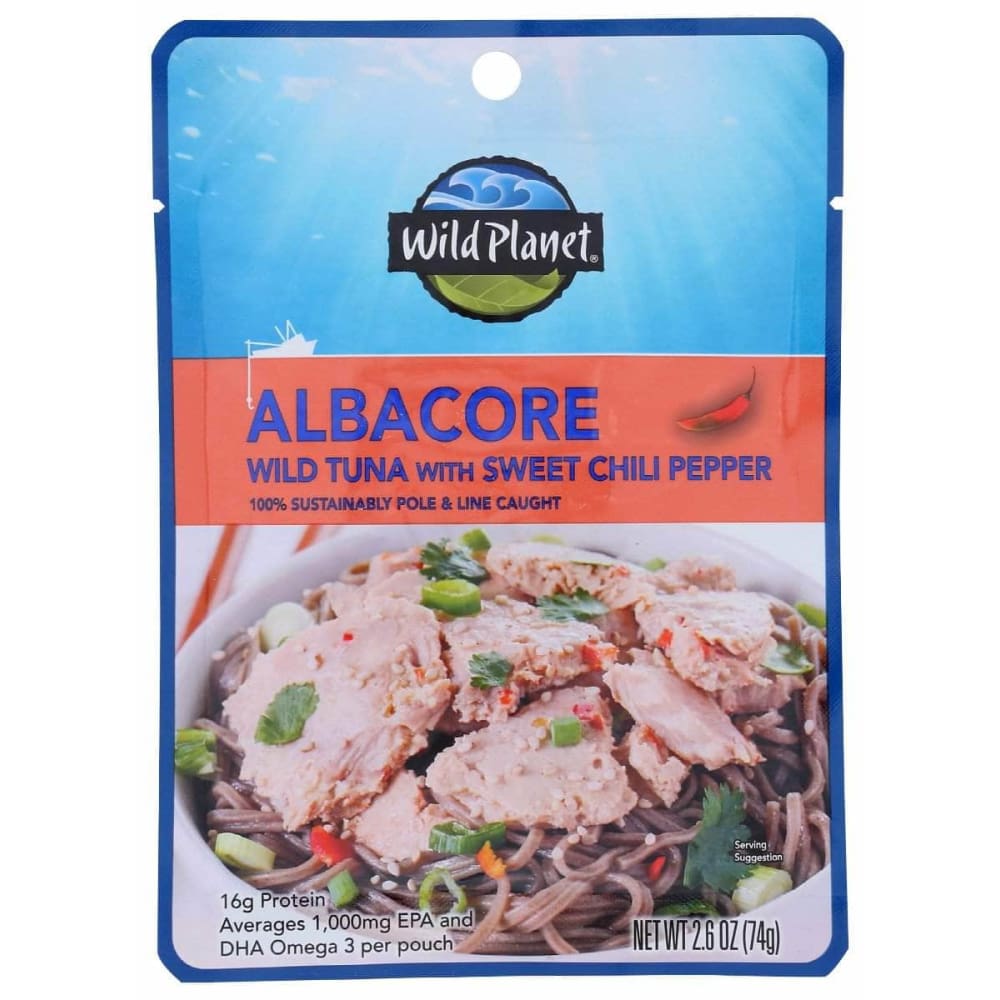 WILD PLANET Wild Planet Pouch Albacore Chili Pepper, 2.6 Oz