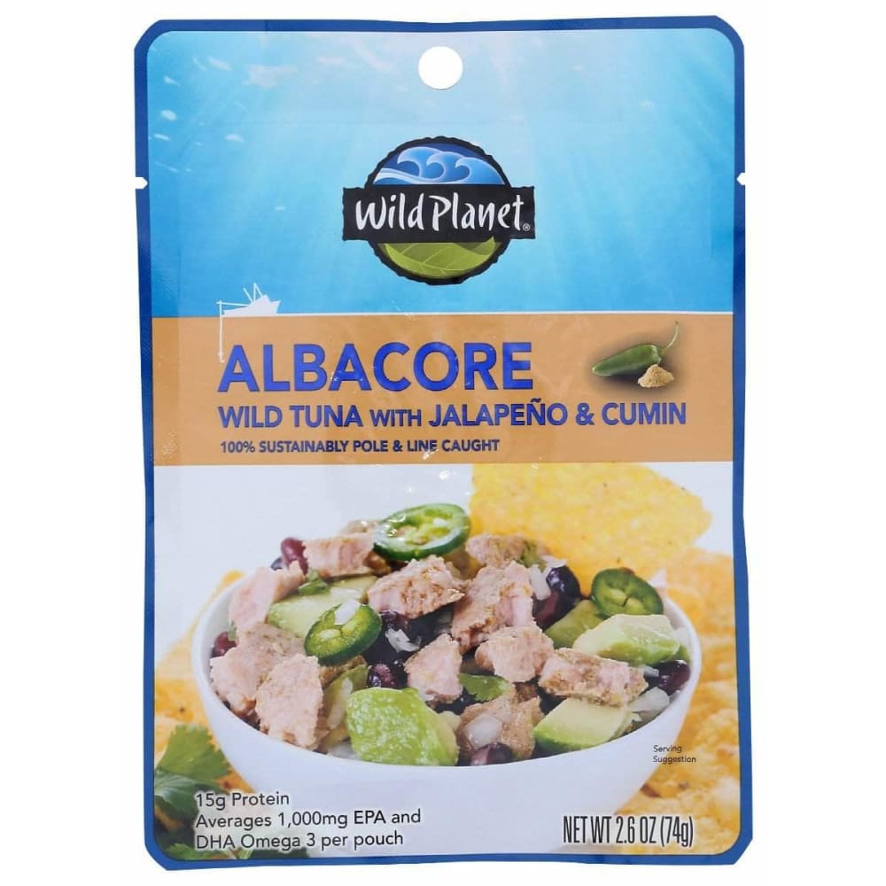 WILD PLANET Wild Planet Pouch Albacore Jlpno Cmn, 2.6 Oz
