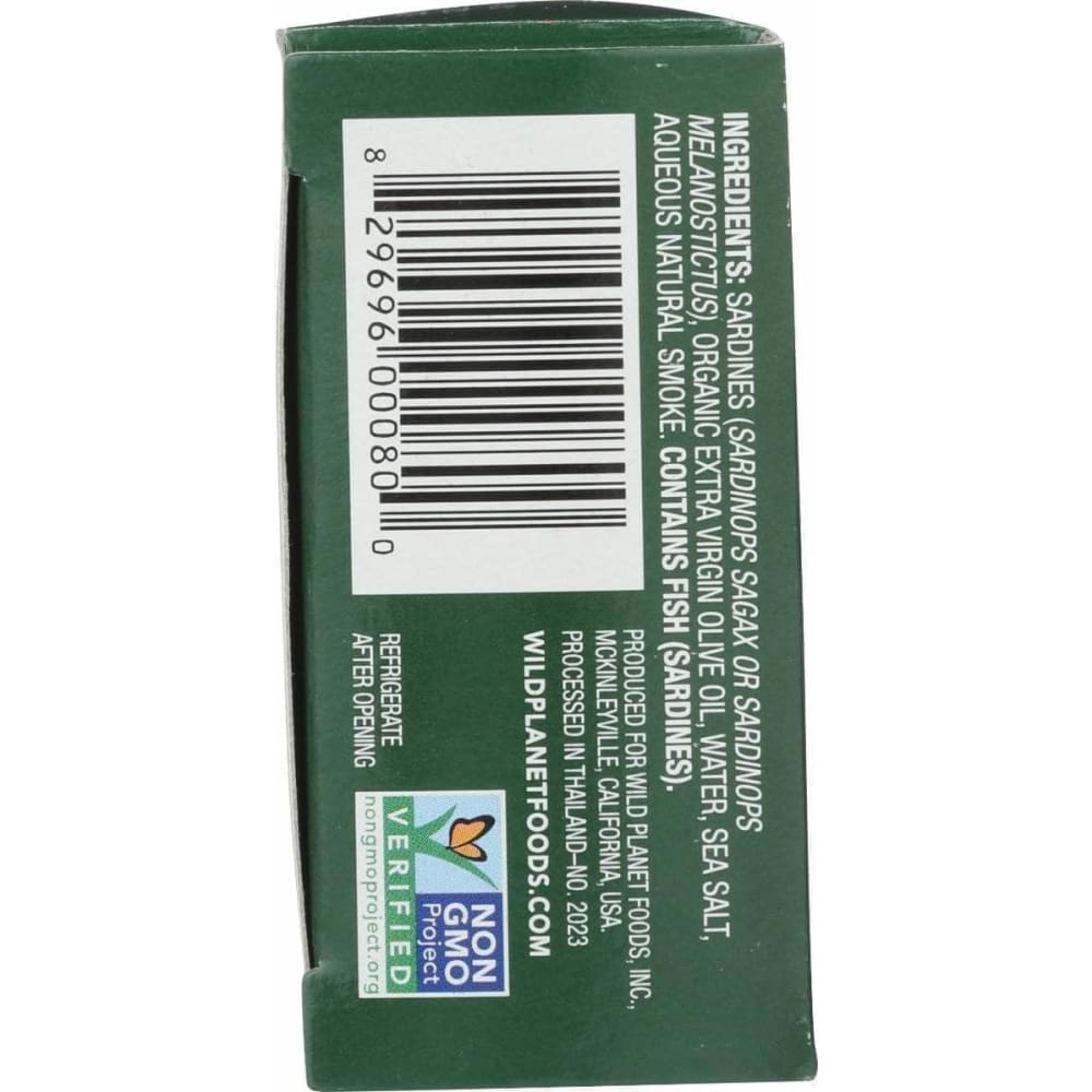 WILD PLANET Wild Planet Sardine Evoo, 4.4 Oz