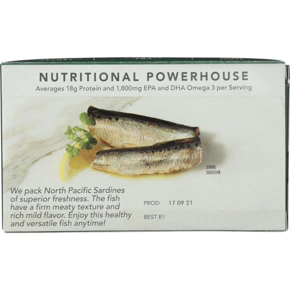 WILD PLANET Wild Planet Sardine Evoo, 4.4 Oz