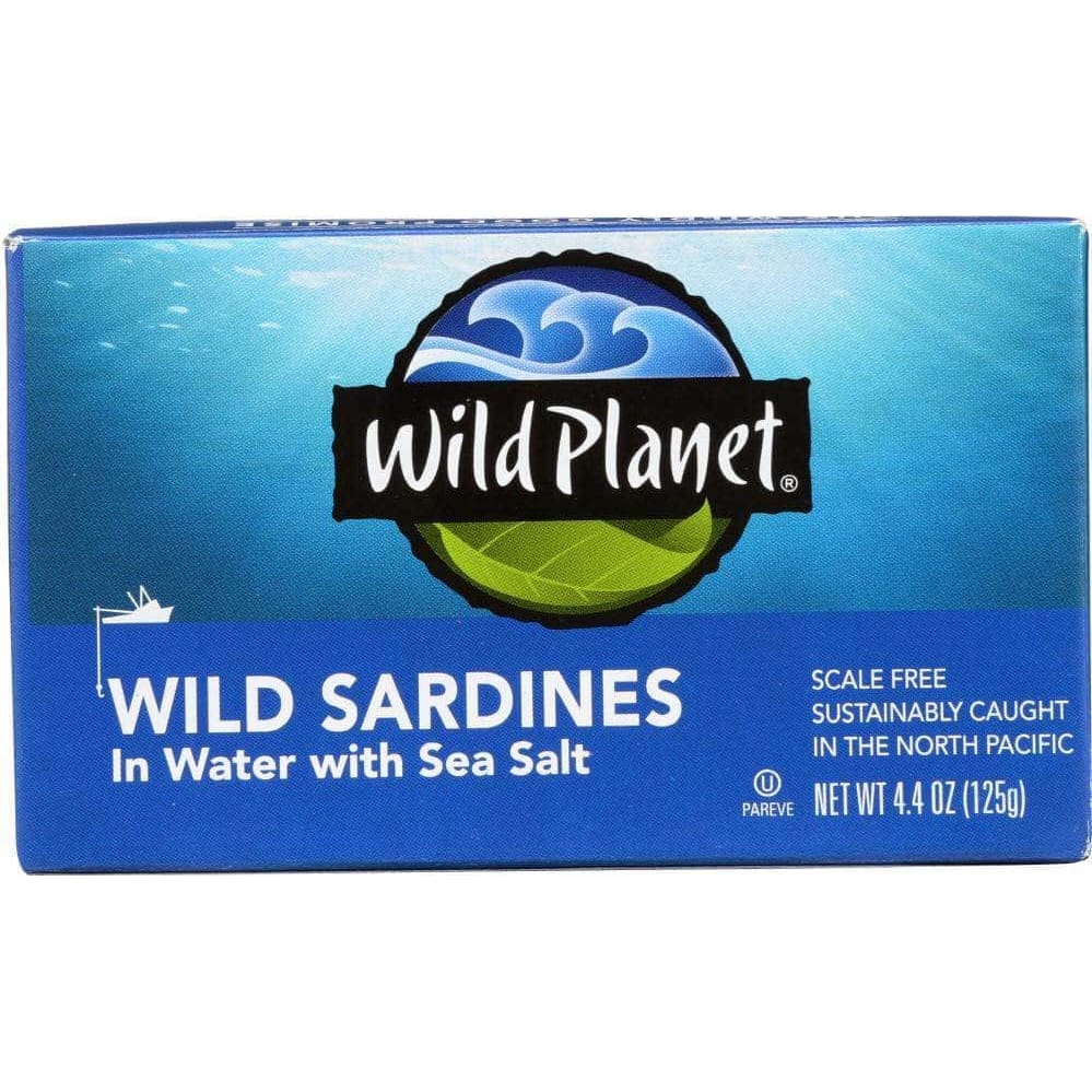 Wild Planet Wild Planet Wild Sardines in Water with Sea Salt, 4.38 oz