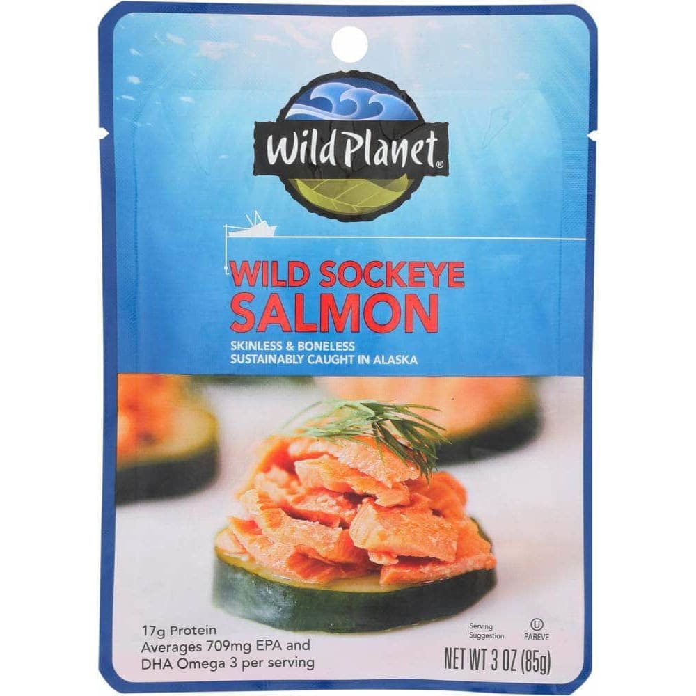 Wild Planet Wild Planet Wild Sockeye Salmon Single Serve Pouch, 3 oz
