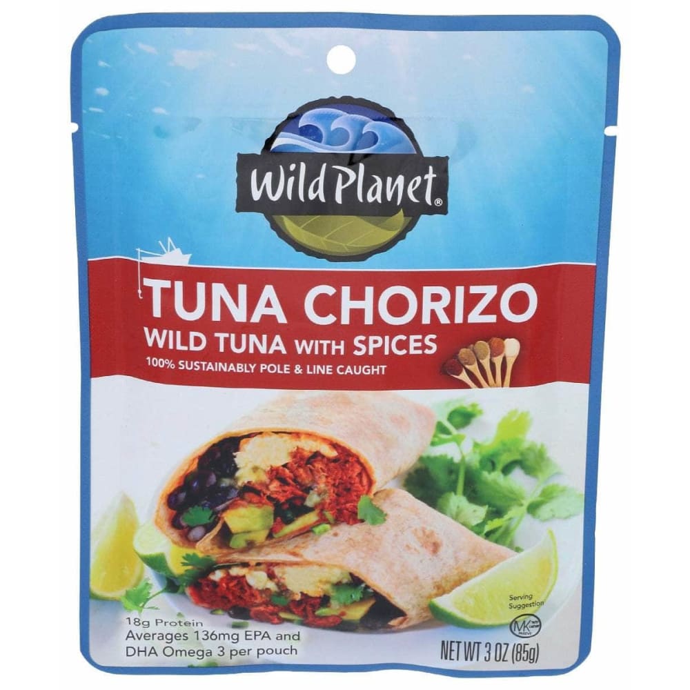 WILD PLANET WILD PLANET Tuna Chorizo, 3 oz