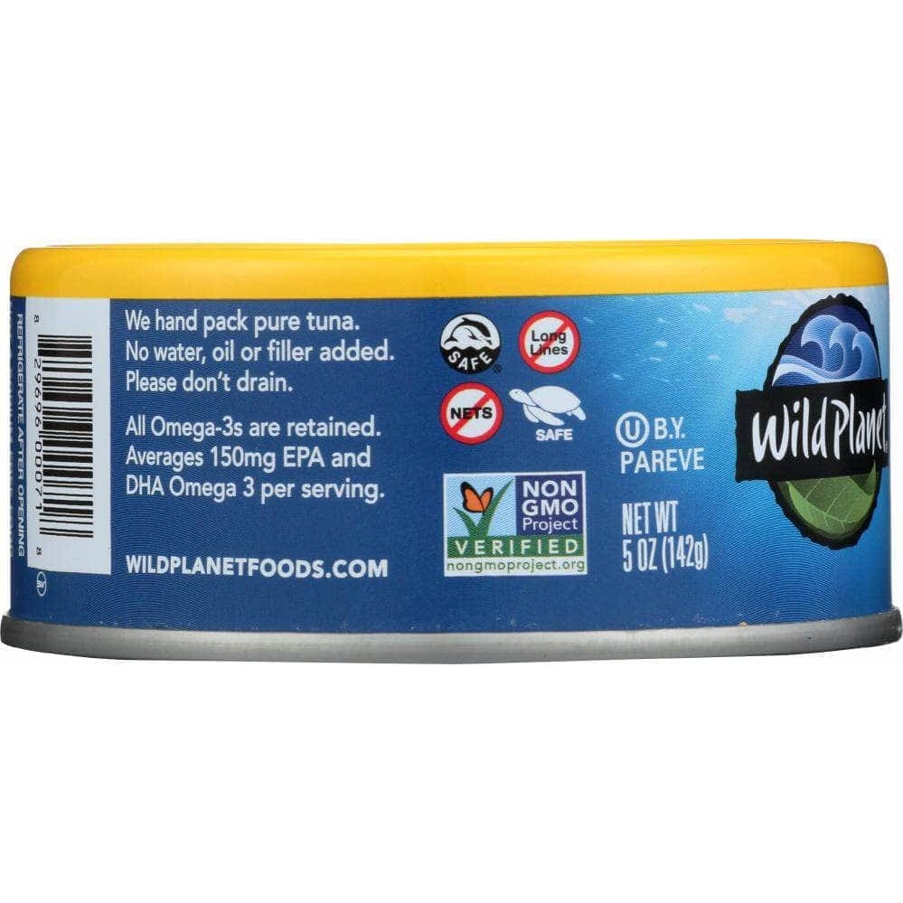 Wild Planet Wild Planet Tuna Wild Skipjack Light No Salt, 5 oz