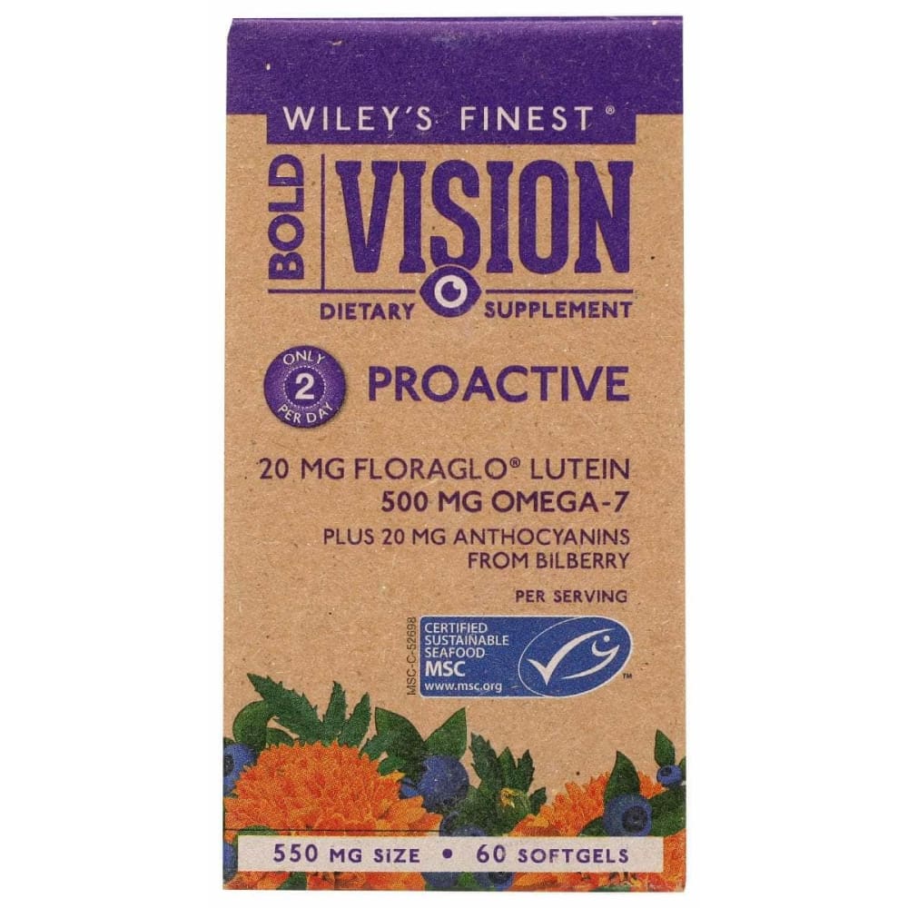 WILEYS FINEST Vitamins & Supplements > Vitamins & Minerals WILEYS FINEST: Proactive Bold Vision Softgel, 60 sg