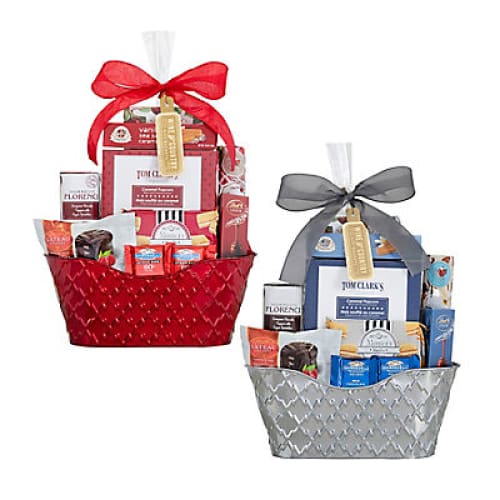 Wine Country Metal Gift Basket - Home/Grocery/Candy/Chocolate/ - Houdini
