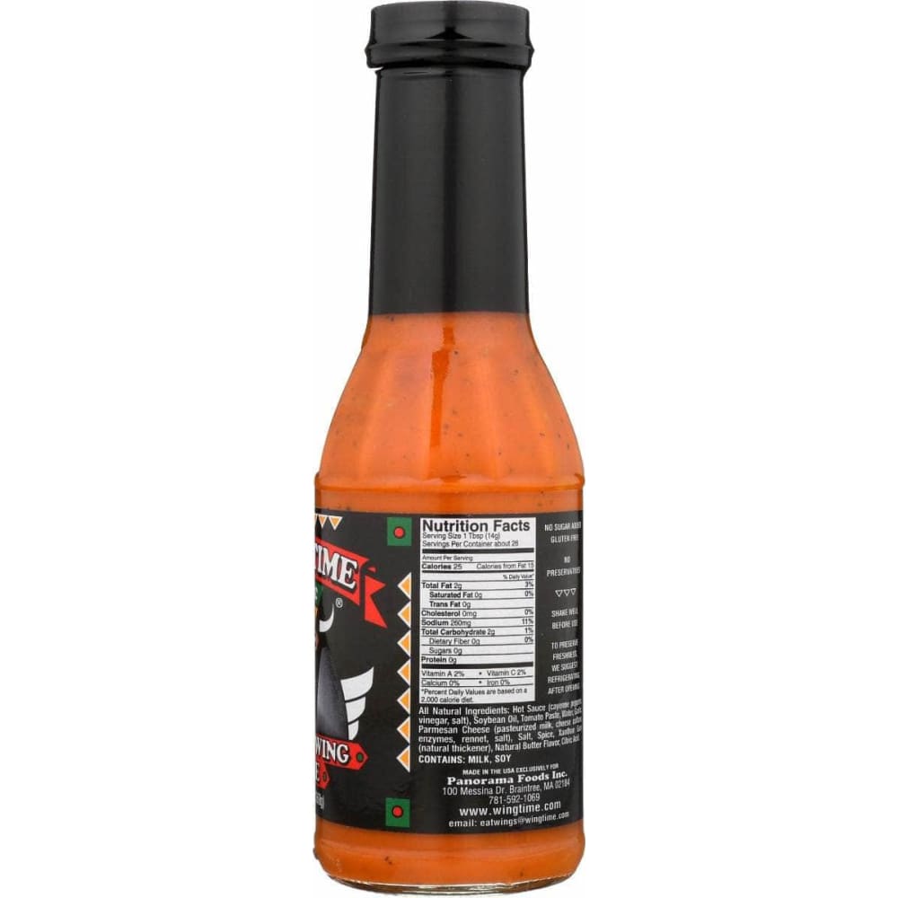 WING TIME Grocery > Cooking & Baking > Seasonings WING TIME Sauce Wing Buffalo Garlic, 13 oz