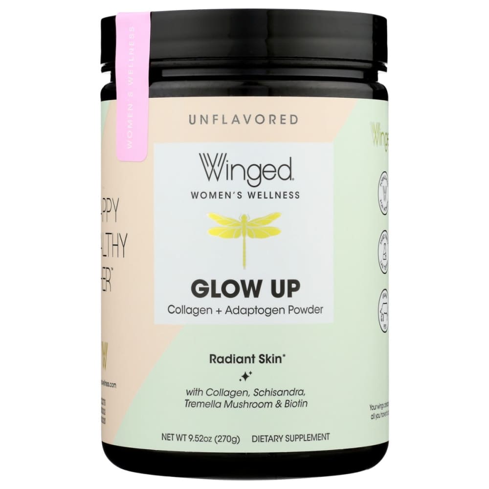 WINGED: Glow Skin Stress Pwdr 9.7 OZ - Vitamins & Supplements > Miscellaneous Supplements - WINGED