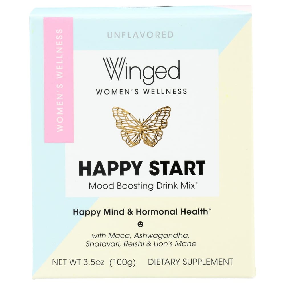 WINGED: Happy Mood Boost Pwdr 3.5 oz - Vitamins & Supplements > Miscellaneous Supplements - WINGED
