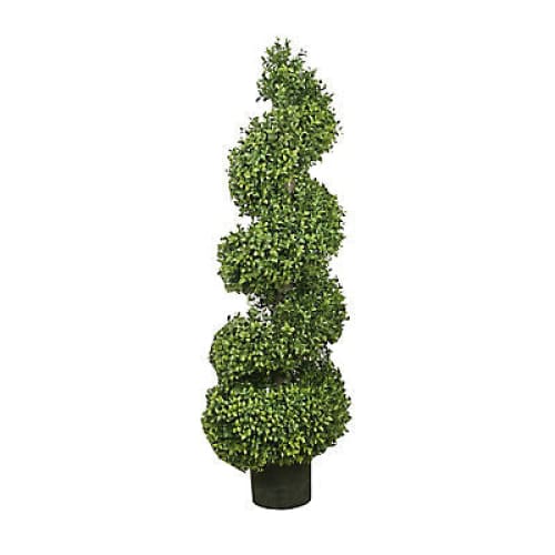 Winward 45 Boxwood Spiral Tree Decorative Artificial Plant - Home/Home/Home Decor/Decorative Items/ - Winward