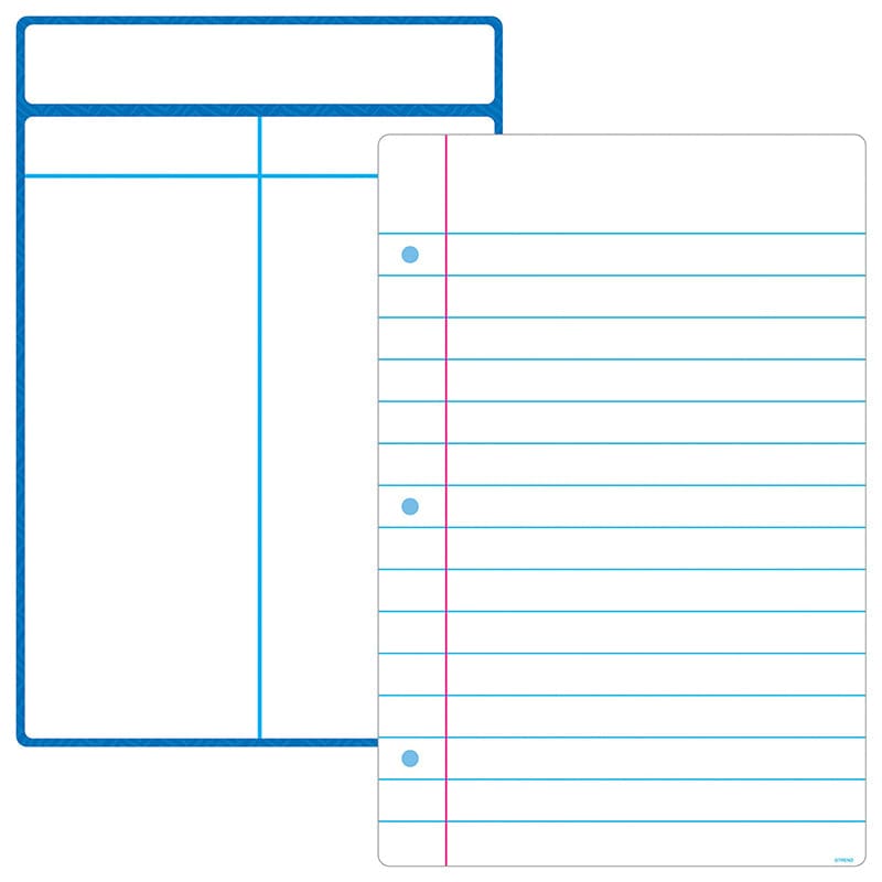 Wipe-Off Note Sheets (Pack of 6) - Language Arts - Trend Enterprises Inc.