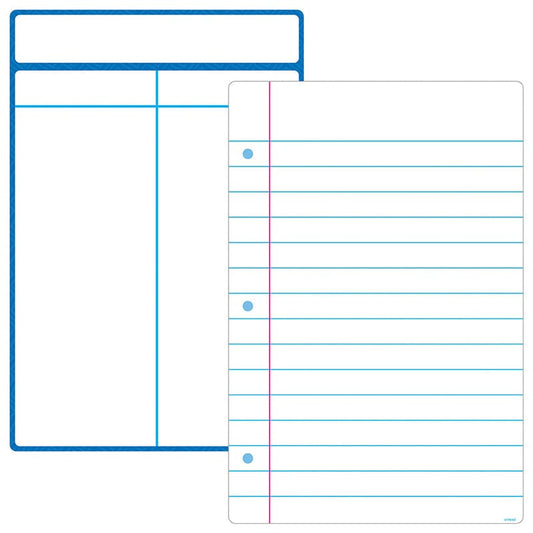 Wipe-Off Note Sheets (Pack of 6) - Language Arts - Trend Enterprises Inc.
