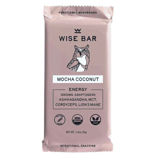 WISE BAR: Mocha Coconut Bar 1.9 oz (Pack of 5) - Grocery > Beverages > Coffee Tea & Hot Cocoa - WISE BAR