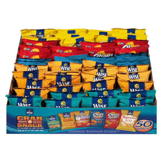Wise Grab & Snack Variety Pack 50 ct. - Wise