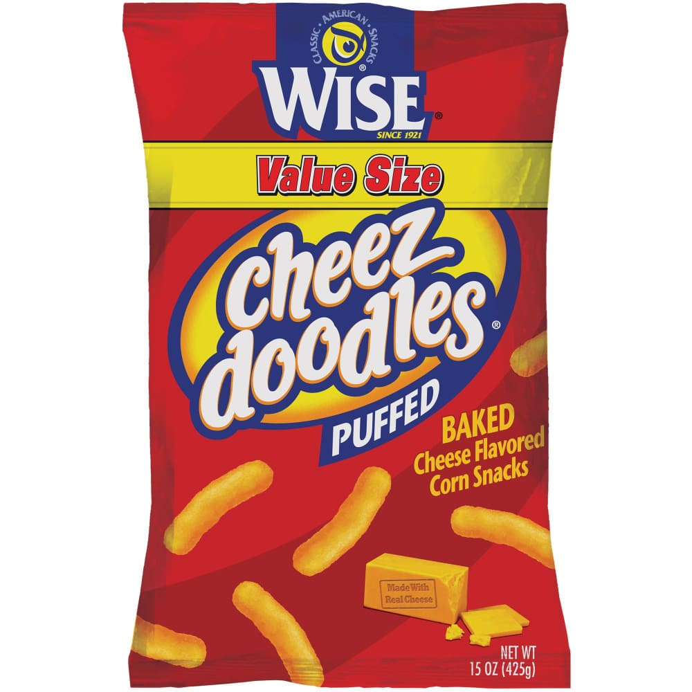 Wise Puffed Cheez Doodles 15 oz. - Wise