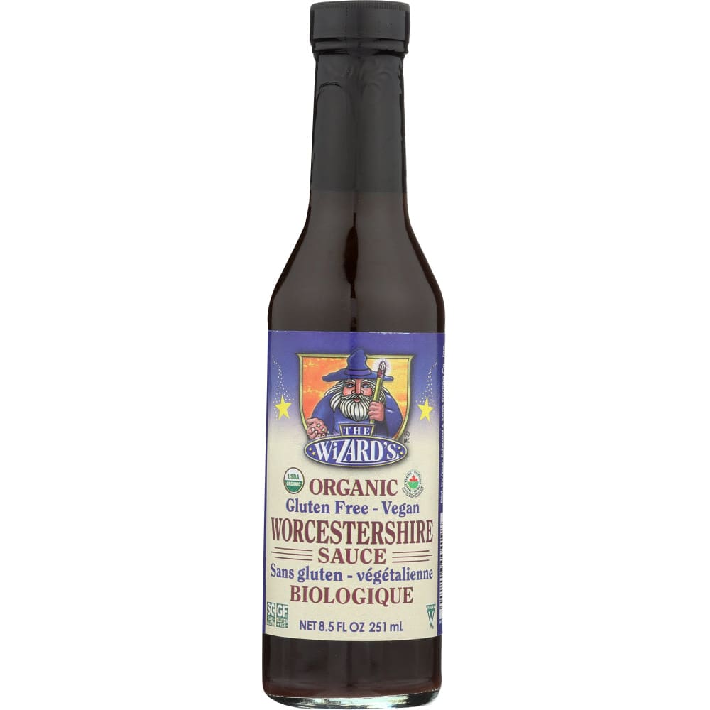 WIZARD SAUCES: SAUCE WORCESTR VEGAN WF (8.5000 OZ) (Pack of 4) - WIZARD SAUCES