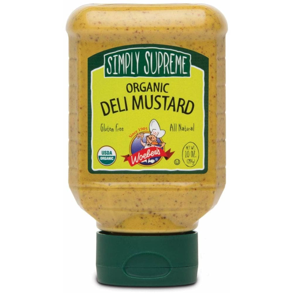 WOEBER WOEBER Mustard Smply Suprm Deli Org, 10 oz