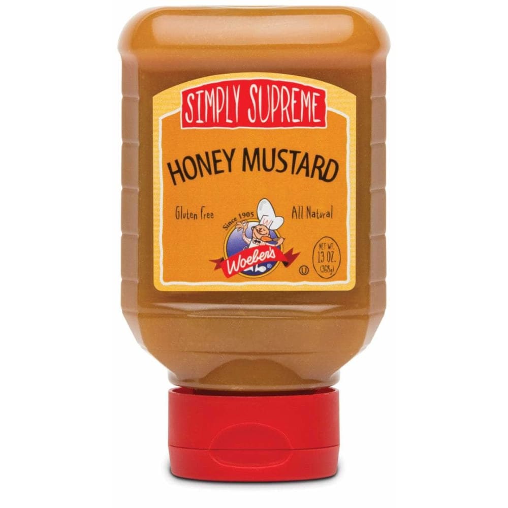 WOEBER WOEBER Mustard Smply Suprm Honey, 13 oz